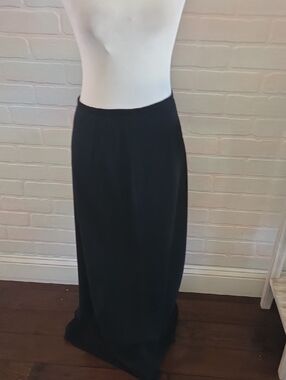 Classic Black Maxi Skirt - Versatile Women's Skirt